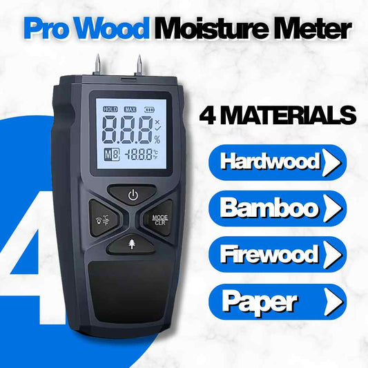 Studio Oak moisture meter materials