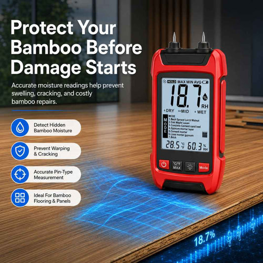 Bamboo moisture meter to protect your bamboo floor