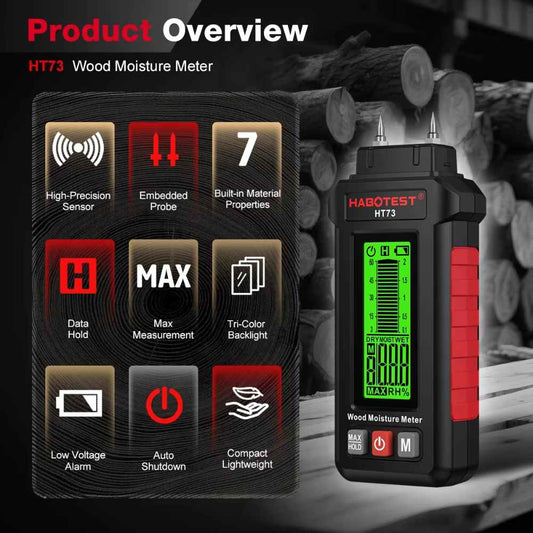Informations of the Pin type wood moisture meter