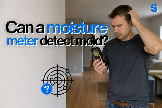 Can a moisture meter detect mold?