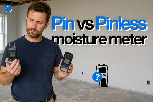 Pin vs pinless moisture meter