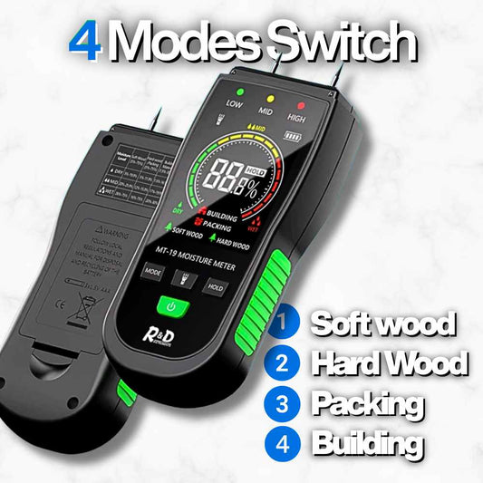 4 mode of the Woodworking moisture meter
