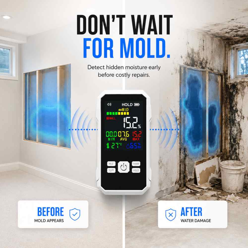 Basement moisture meter, don't wait for mold
