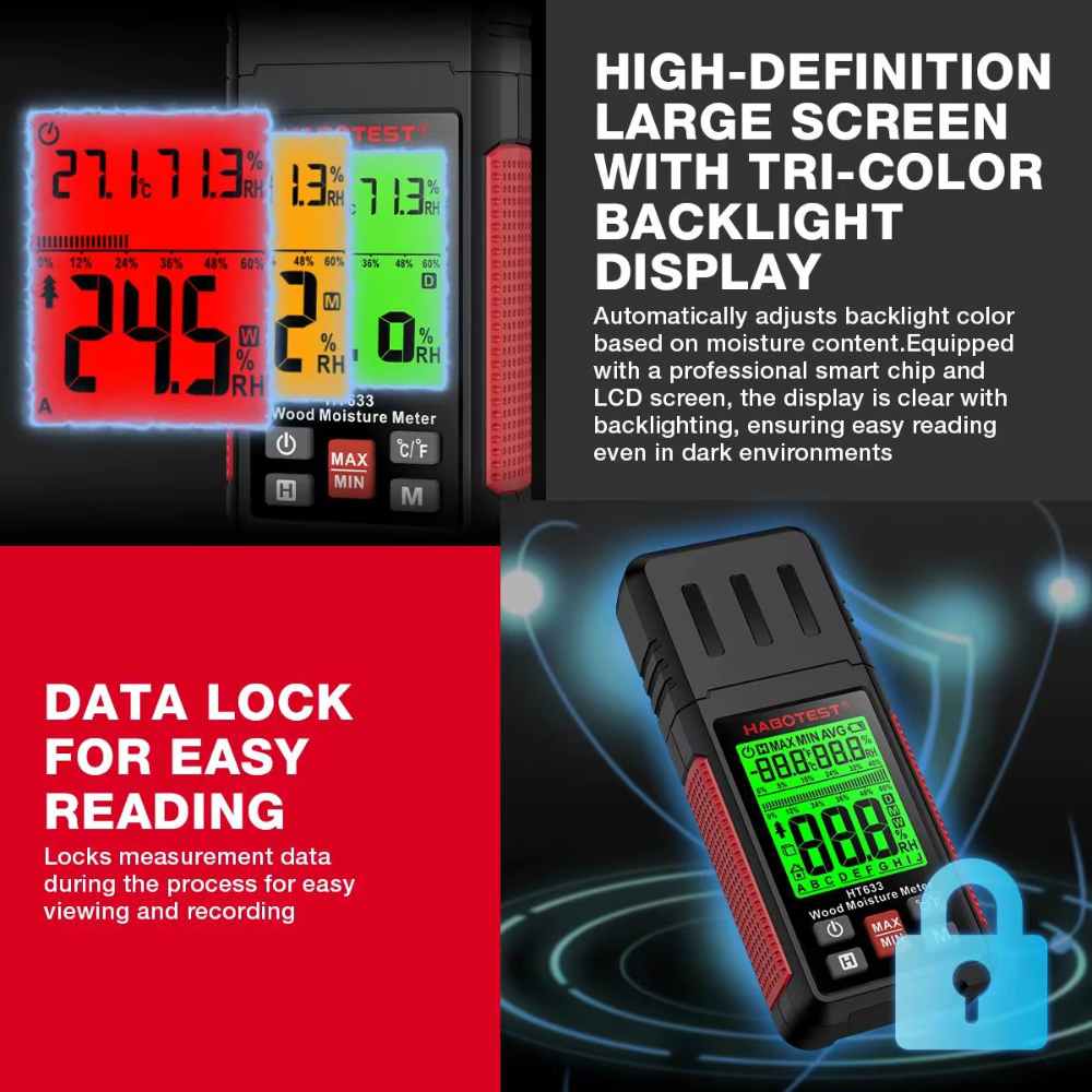 Digital wood moisture meter​ informations