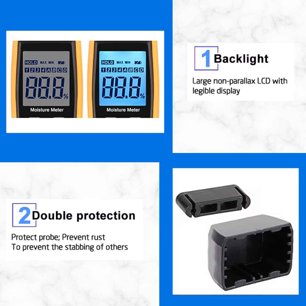 Furniture wood moisture meter​ protections