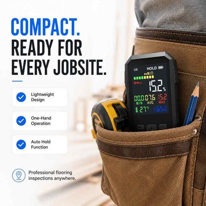 Compact Hardwood moisture meter 