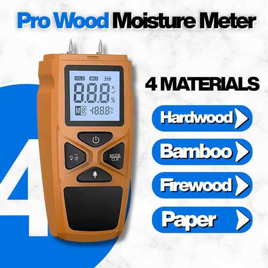 4 modes of the Ranger Log moisture meter