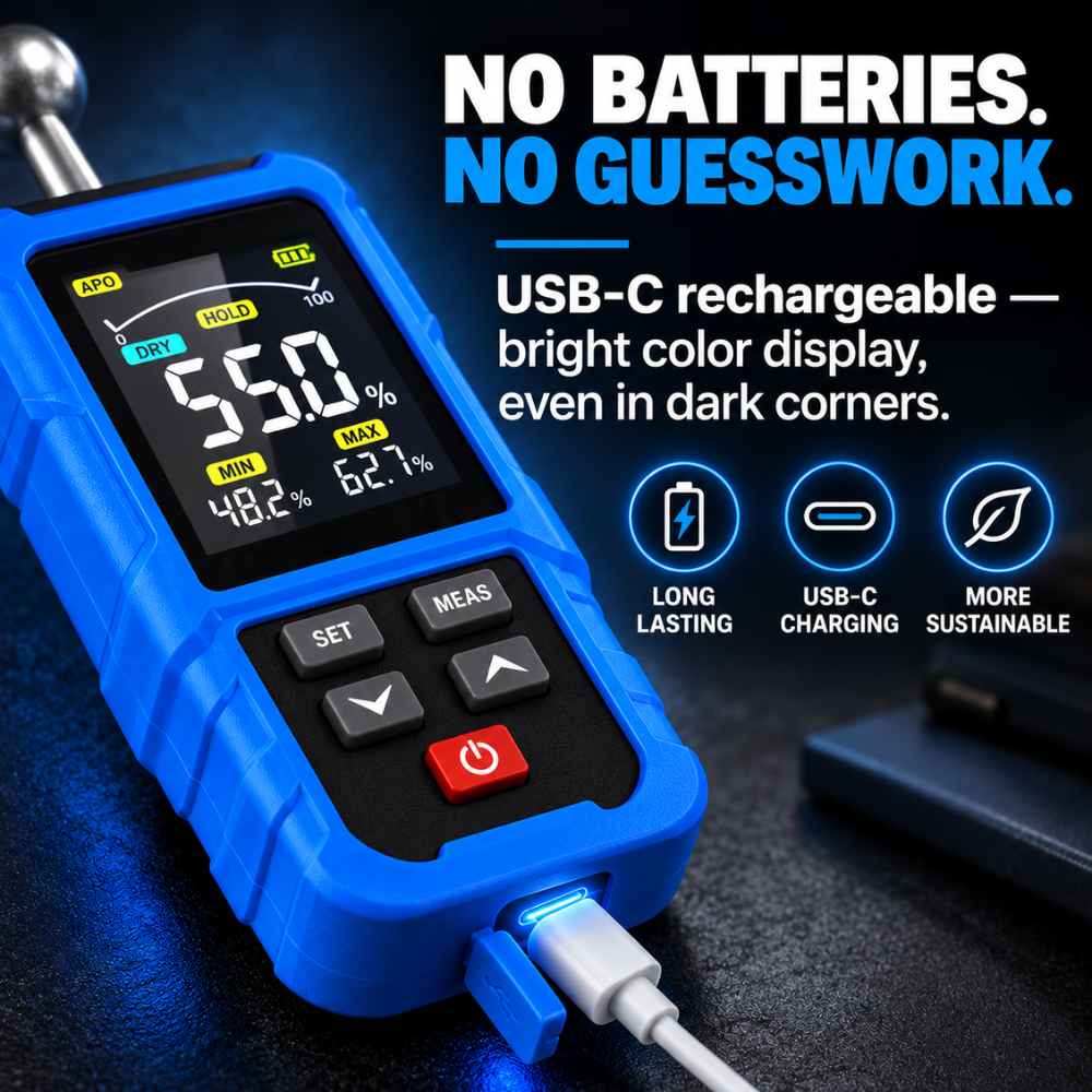 Rechargeable Masonry moisture meter