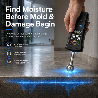 Find problems before damage with the Moisture Meter Concrete Slab