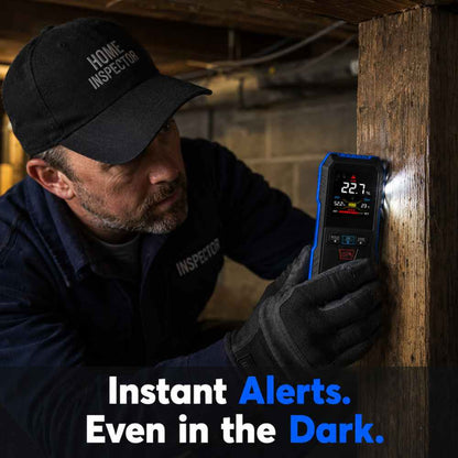 Instant alert with the Moisture meter for home inspection