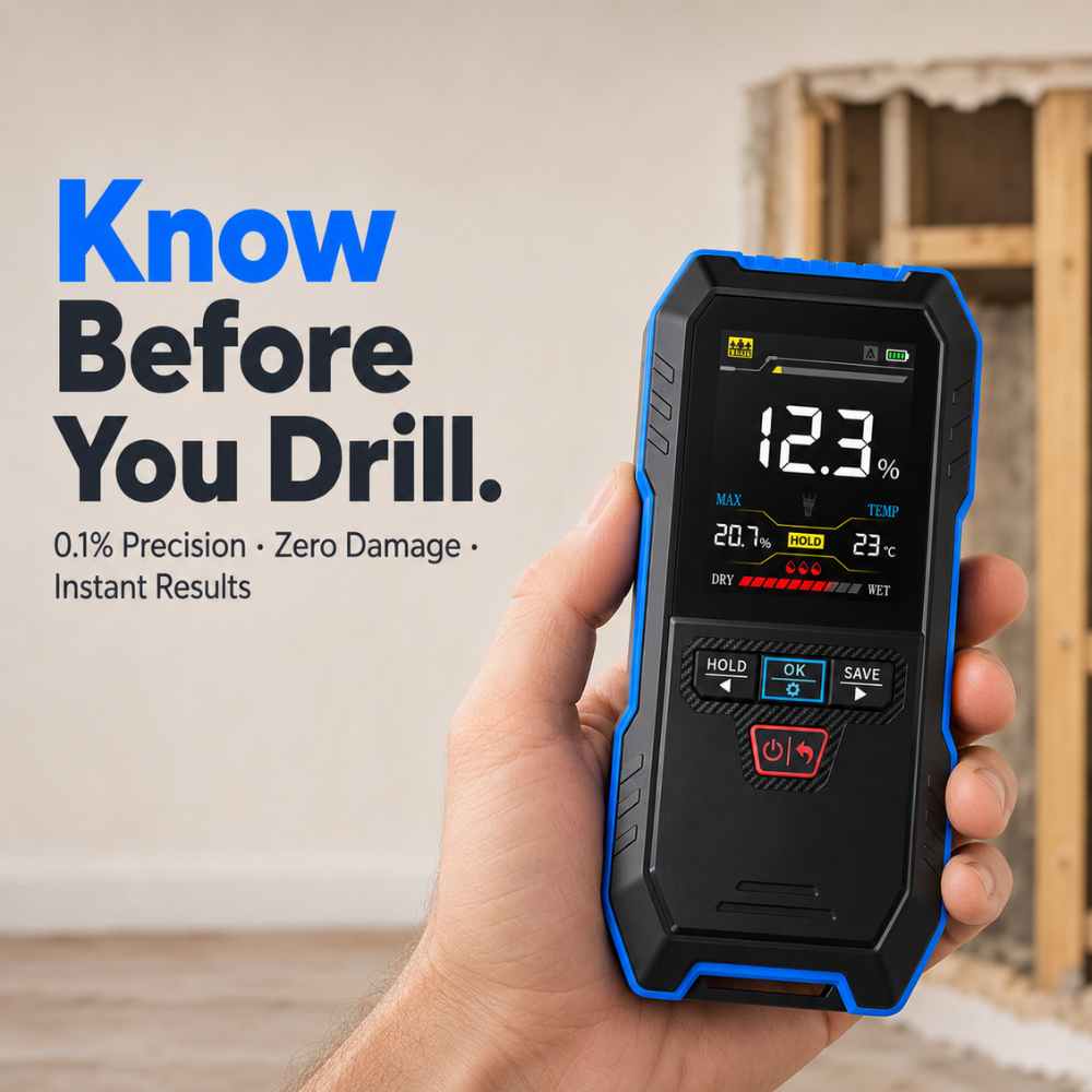 Know before you drill with Moisture meter for home inspection