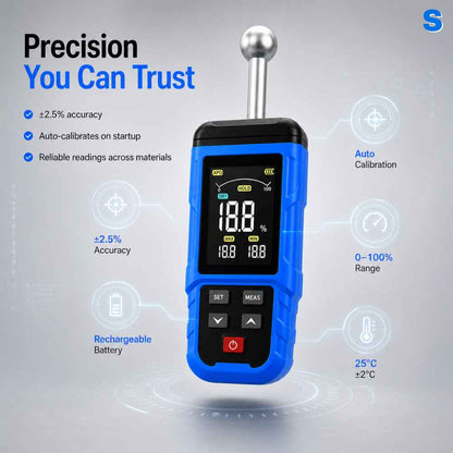 Precision of the Moisture meter for tile