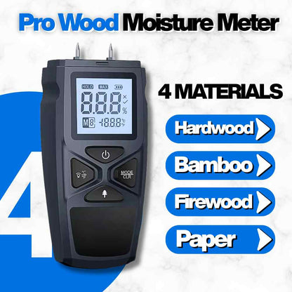 Studio Oak moisture meter materials