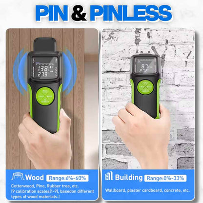 Humidity range on the Pin pinless moisture meter