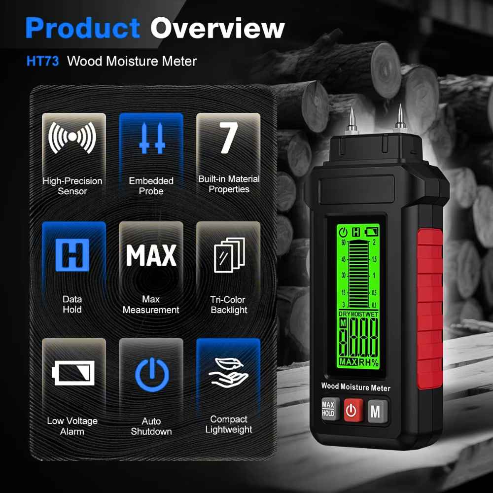 Informations of the Pin type wood moisture meter Pro