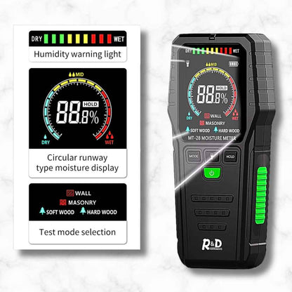 HD digital color on the Pinless wood moisture meter