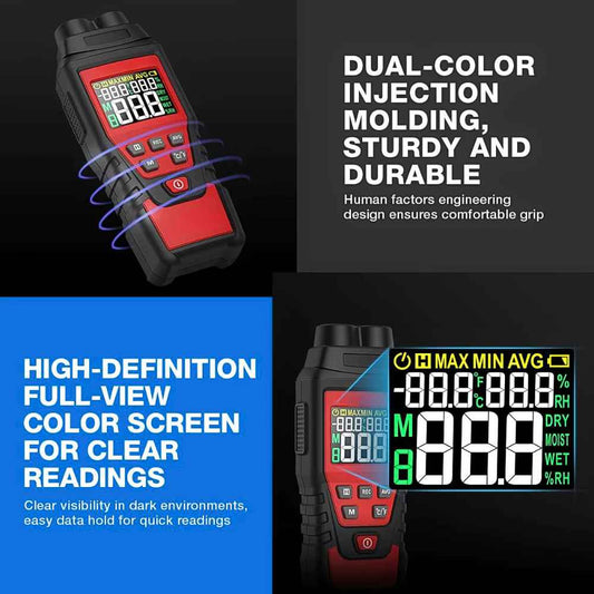 Timber moisture meter color