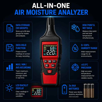 Air moisture meter​ analyzer All in one 