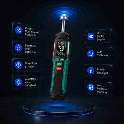8 Key Measurements on this Bathroom moisture meter​