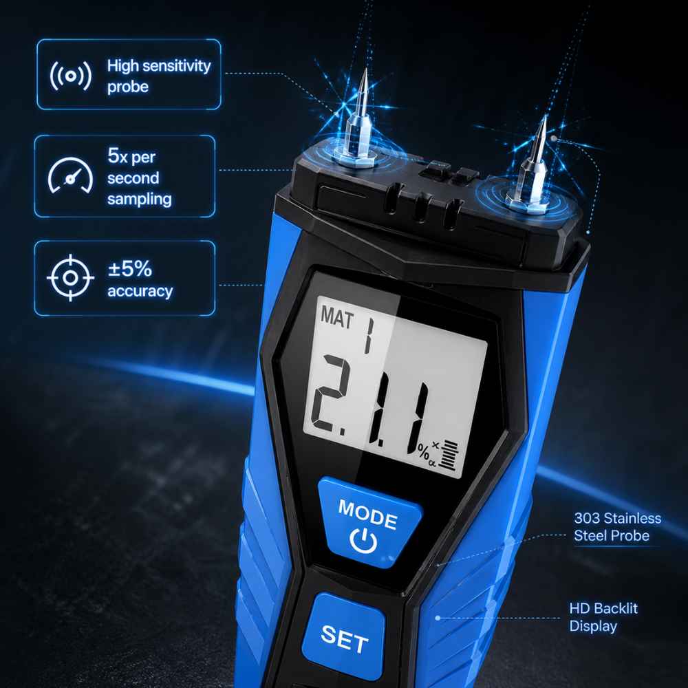 Hight sensitivity of the Carpet moisture meter​