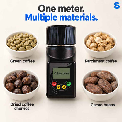 Multiple materials, only the Coffee moisture meter