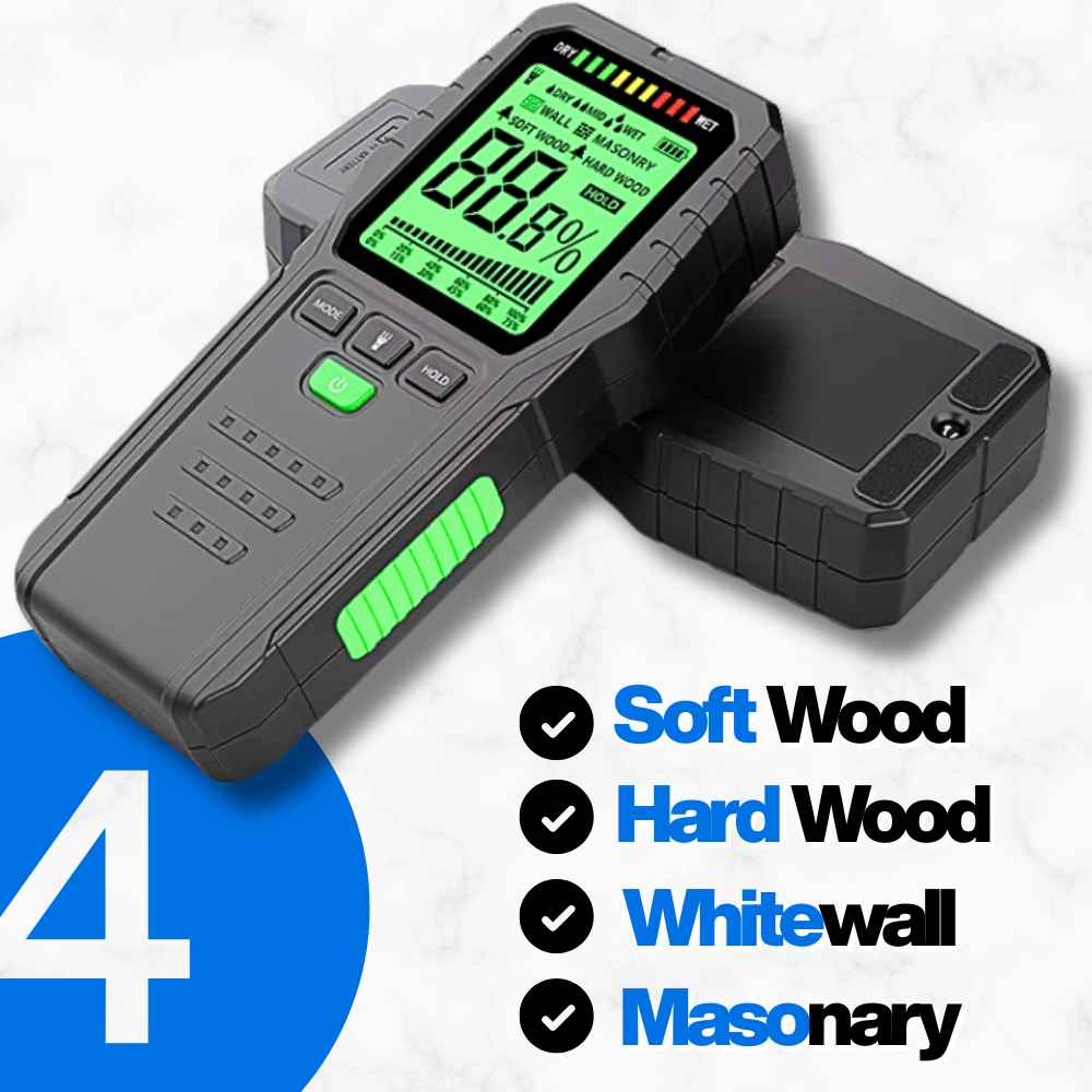 4 types of Detections withe the High-accuracy Moisture meter for deck