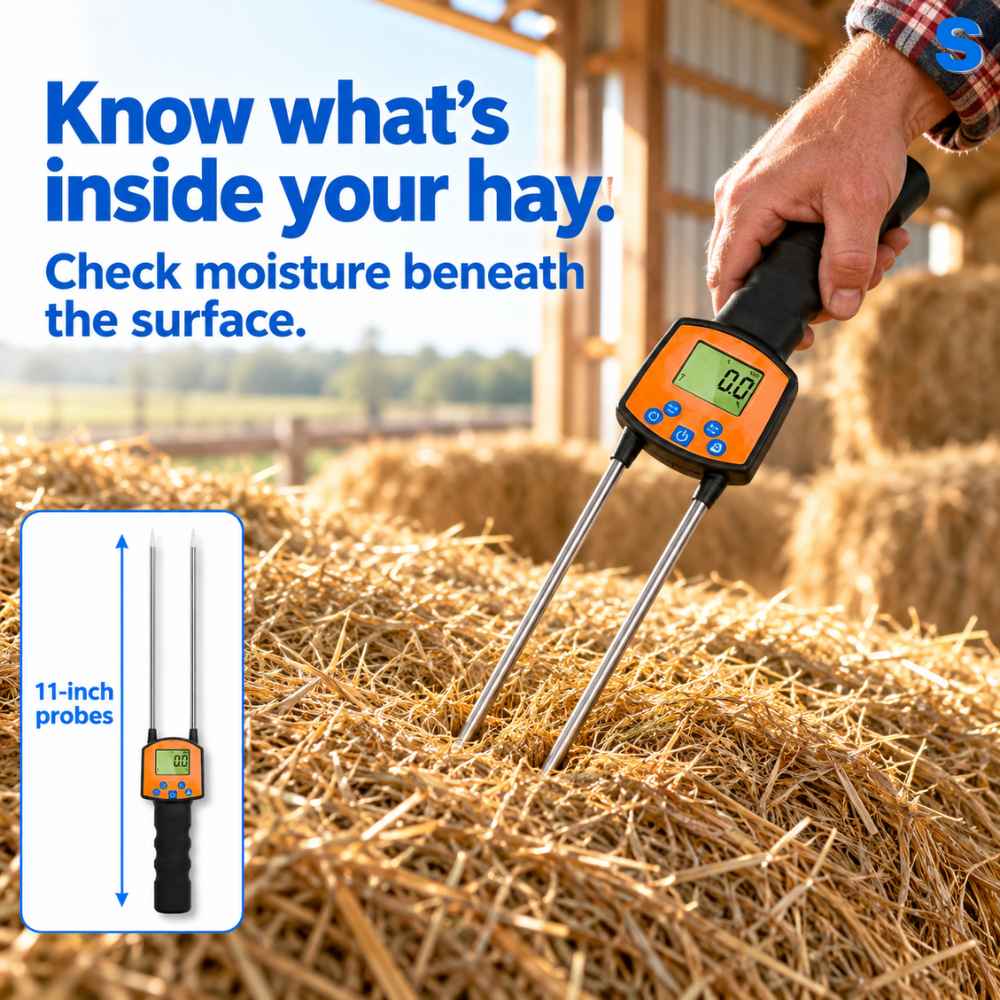 Konw what's insiade with the Hay moisture meter