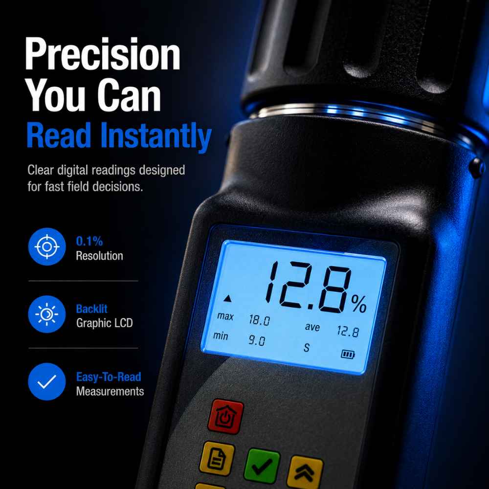 Precision of the Moisture meter corn
