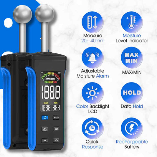 Informations on the Deep detector Moisture Meter Concrete Slab 