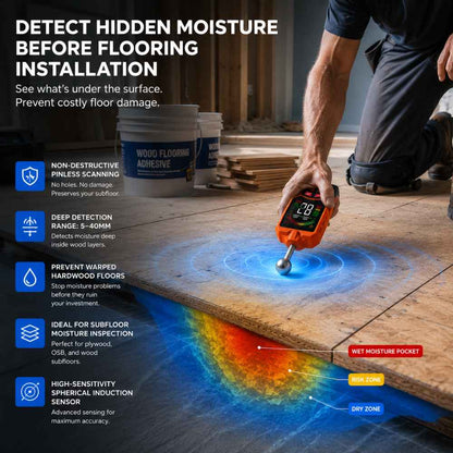 Use the Moisture meter for subfloor before flooring installation