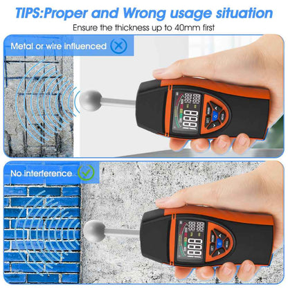 Utilisation of the Moisture Meter Sheetrock​